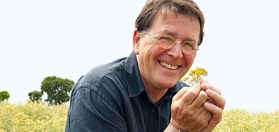 l'occitane founder olivier baussan holding immortelle flower